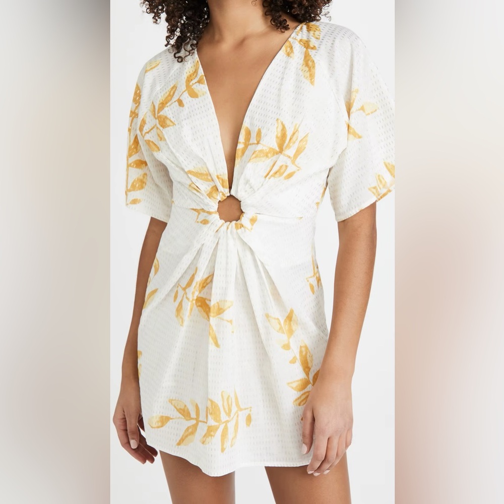 Sundress by REVOLVE YUMA Floral Mini Dress in White and Yellow